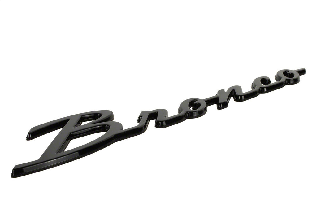 Ford Performance Parts M-1447-BSGS 2021-2025 Bronco Classic Script Fender Badge Kit-Gloss Black for Select Ford Bronco
