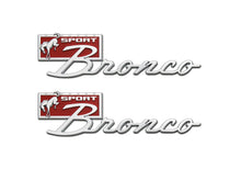 Load image into Gallery viewer, Ford Performance Parts M-1447-BSPRT 2021-2025 Bronco Sport Script Fender Badge Kit for Select Ford Bronco, Ford Bronco Sport