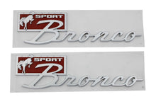 Load image into Gallery viewer, Ford Performance Parts M-1447-BSPRT 2021-2025 Bronco Sport Script Fender Badge Kit for Select Ford Bronco, Ford Bronco Sport