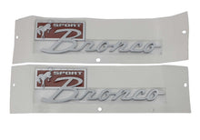 Load image into Gallery viewer, Ford Performance Parts M-1447-BSPRT 2021-2025 Bronco Sport Script Fender Badge Kit for Select Ford Bronco, Ford Bronco Sport