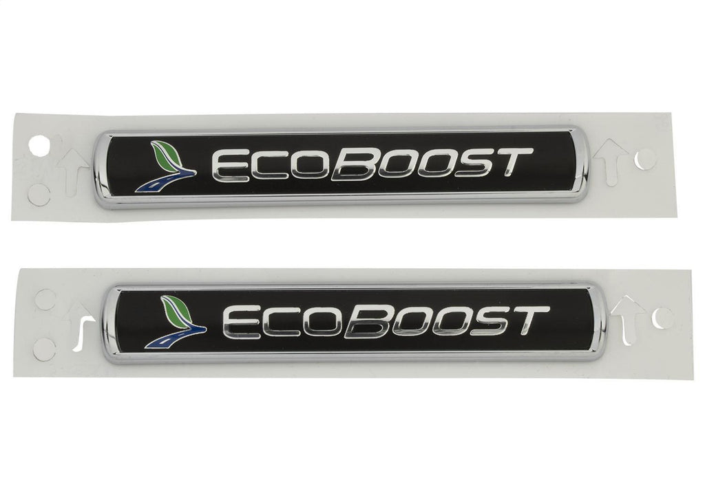 Ford Performance Parts M-1447-EBBLK EcoBoost Emblems/Badges-Black And Silver-Pair