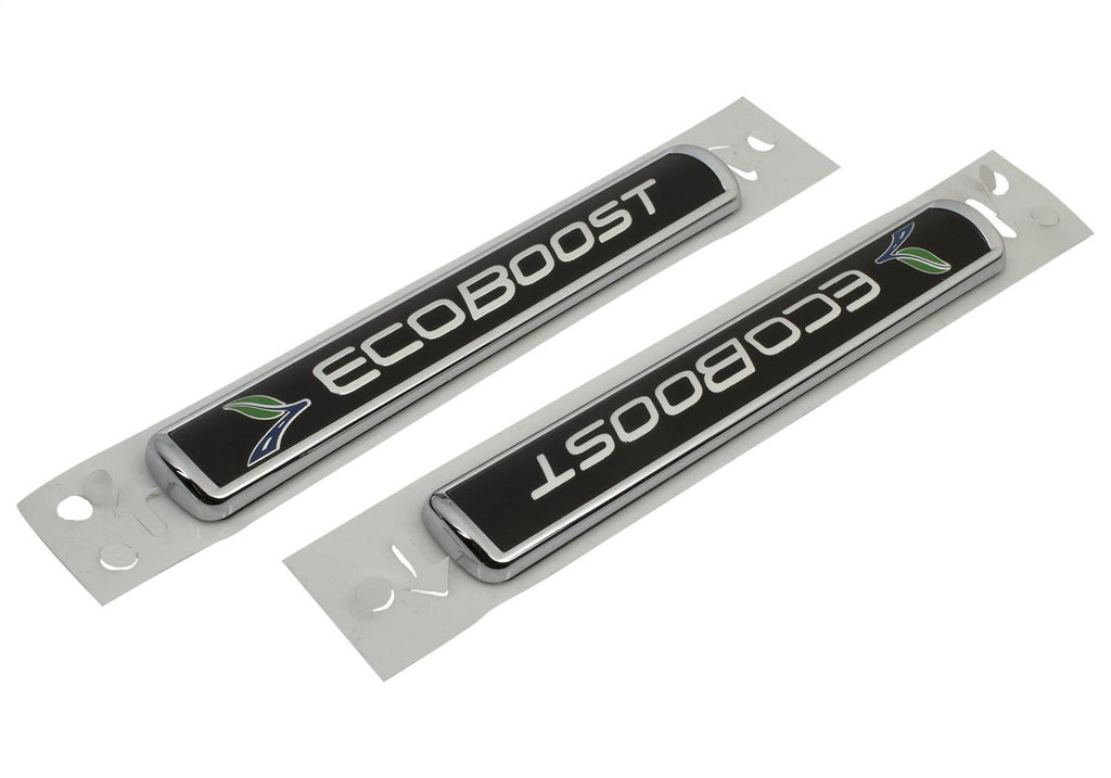 Ford Performance Parts M-1447-EBBLK EcoBoost Emblems/Badges-Black And Silver-Pair