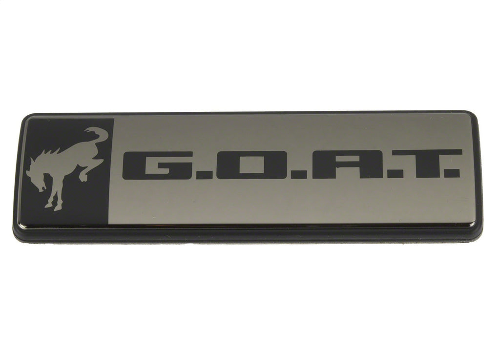 Ford Performance Parts M-1447-GOATBLK Bronco/Bronco Sport G.O.A.T. Badge-Black/Black for Select Ford Bronco