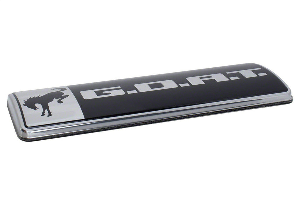 Ford Performance Parts M-1447-GOAT Bronco/Bronco Sport G.O.A.T. Badge-Black/Chrome for Select Ford Bronco