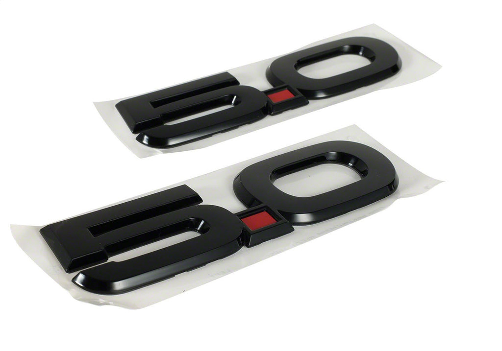 Ford Performance Parts M-1447-M50AB 2015-2023 Mustang 5.0L Fender Emblems/Badges-Black-Pair for Select Ford Mustang