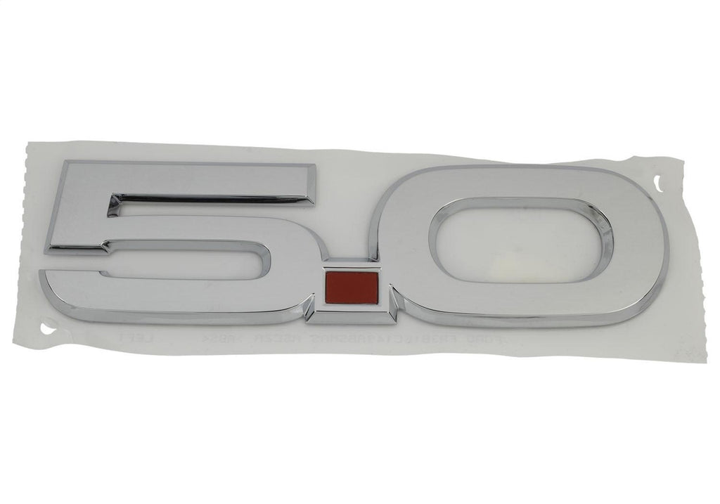 Ford Performance Parts M-1447-M50A 2015-2023 Mustang 5.0L Fender Emblems/Badges-Chrome-Pair for Select Ford Mustang