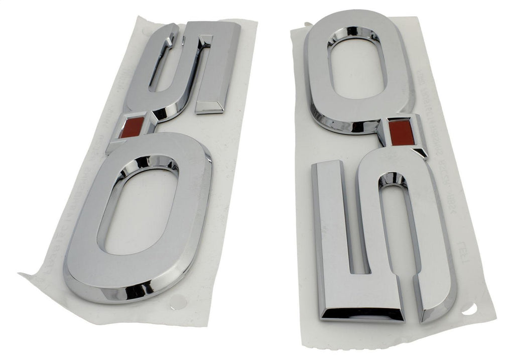 Ford Performance Parts M-1447-M50A 2015-2023 Mustang 5.0L Fender Emblems/Badges-Chrome-Pair for Select Ford Mustang