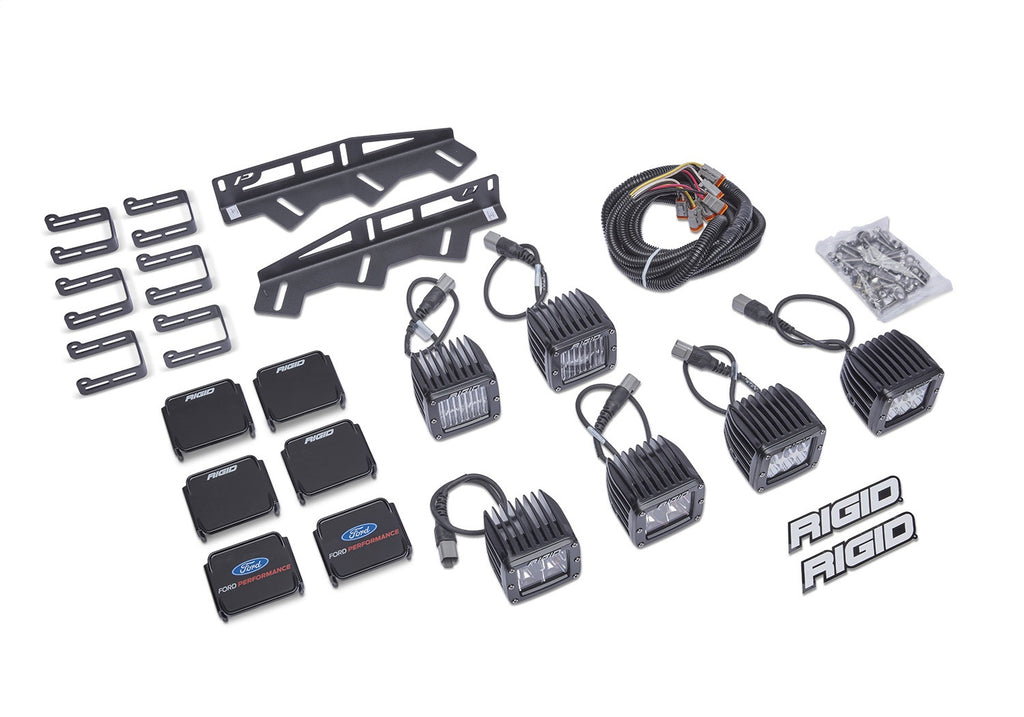 Ford Performance Parts M-15200-RFL 2017-2020 Ford Performance Parts By Rigid F-150 Raptor Off-Road Fog Light Kit for Select Ford F-150