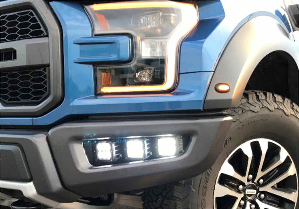 Ford Performance Parts M-15200-RFL 2017-2020 Ford Performance Parts By Rigid F-150 Raptor Off-Road Fog Light Kit for Select Ford F-150