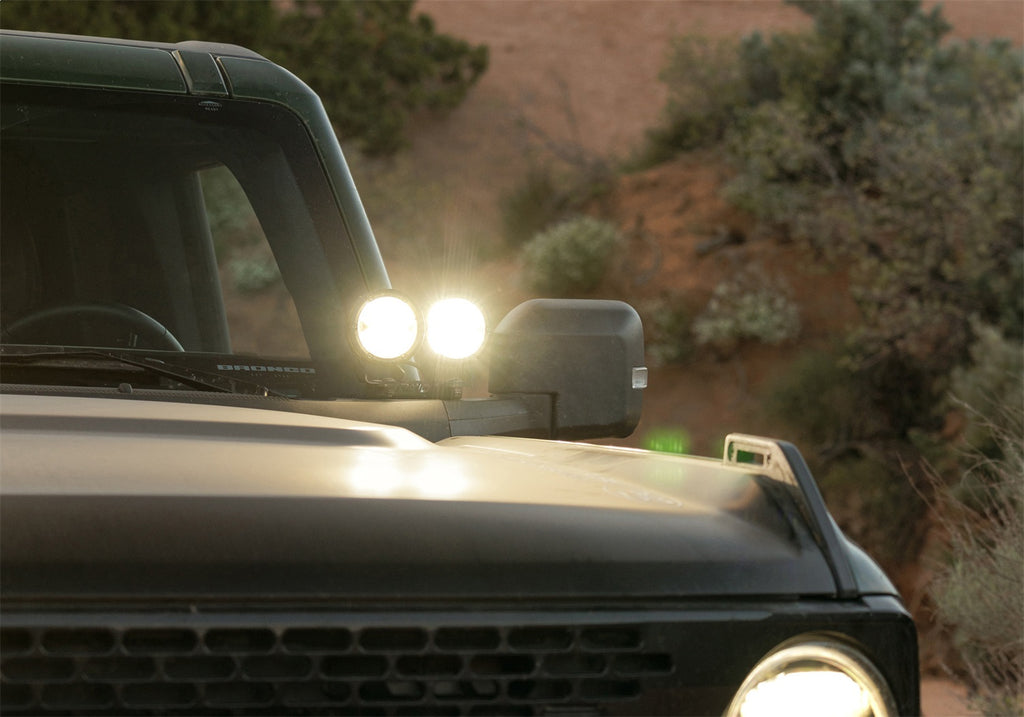Ford Performance Parts M-15200K-BDML 2021 -2025 Ford Bronco Dual Mirror Mounted Off-Road Lights for Select Ford Bronco