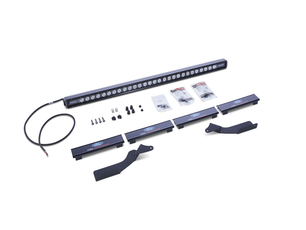 Ford Performance Parts M-15200K-BRRL Ford Performance Parts By Rigid Bronco Roof Rack Mounted Off-Road Light Kit for Select Ford Bronco