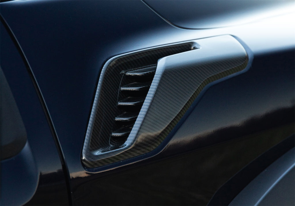 Ford Performance Parts M-16026-FG 2021-2025 F-150 Raptor Carbon Fiber Fender Vent Set-Gloss for Select Ford F-150