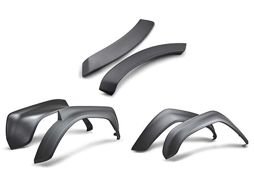 Ford Performance Parts M-16268-BM 2022-2025 Bronco Raptor Carbon Fiber Fender Flare Set-Matte for Select Ford Bronco
