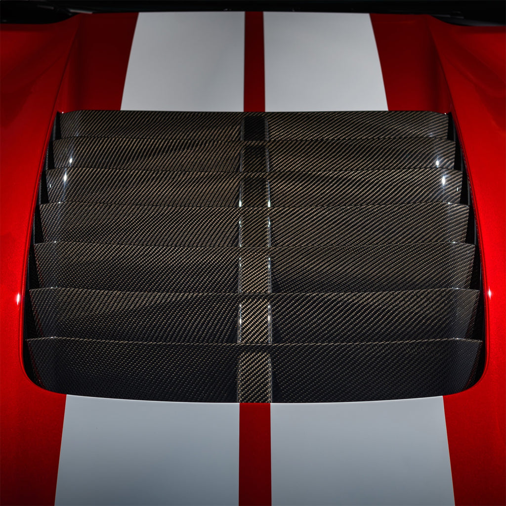 Ford Performance Parts M-16612-C20 2020-2022 GT500 Carbon Fiber Hood Vent Kit for Select Ford Mustang