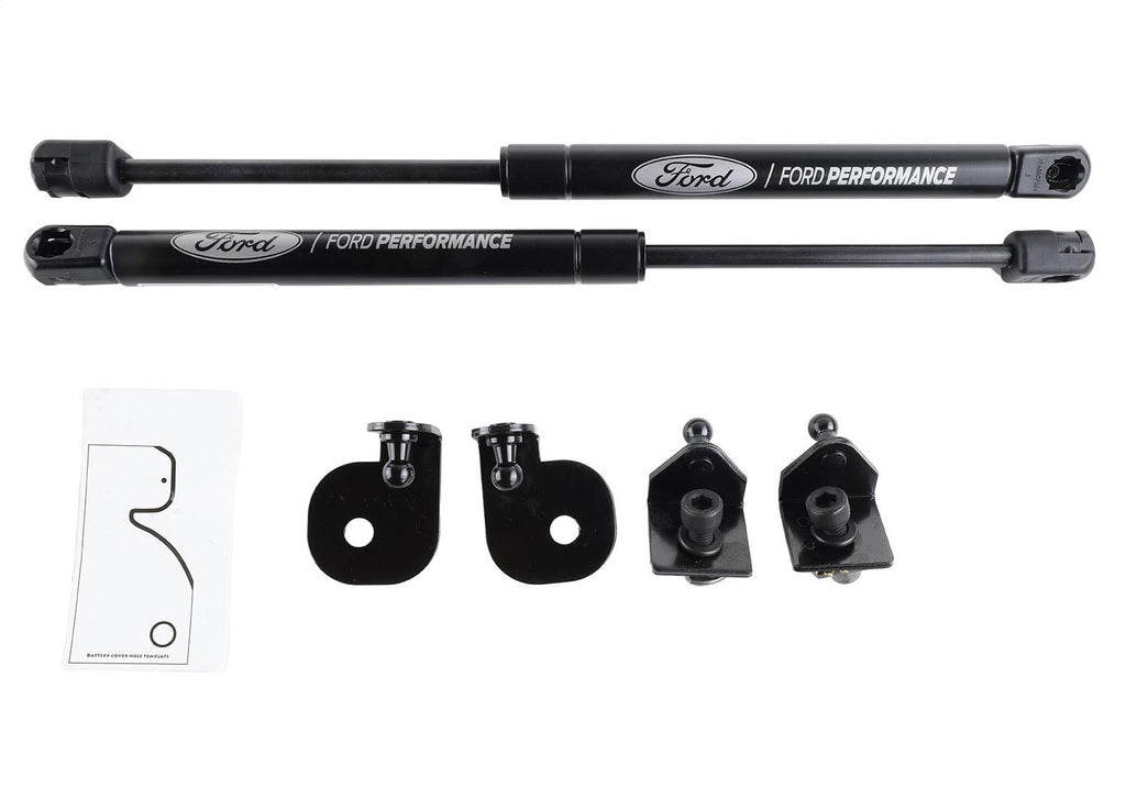 Ford Performance Parts M-16826-M 2005-2014 Mustang Hood Lift Kit With Laser Engraved Ford Performance Logo for Select Ford Mustang