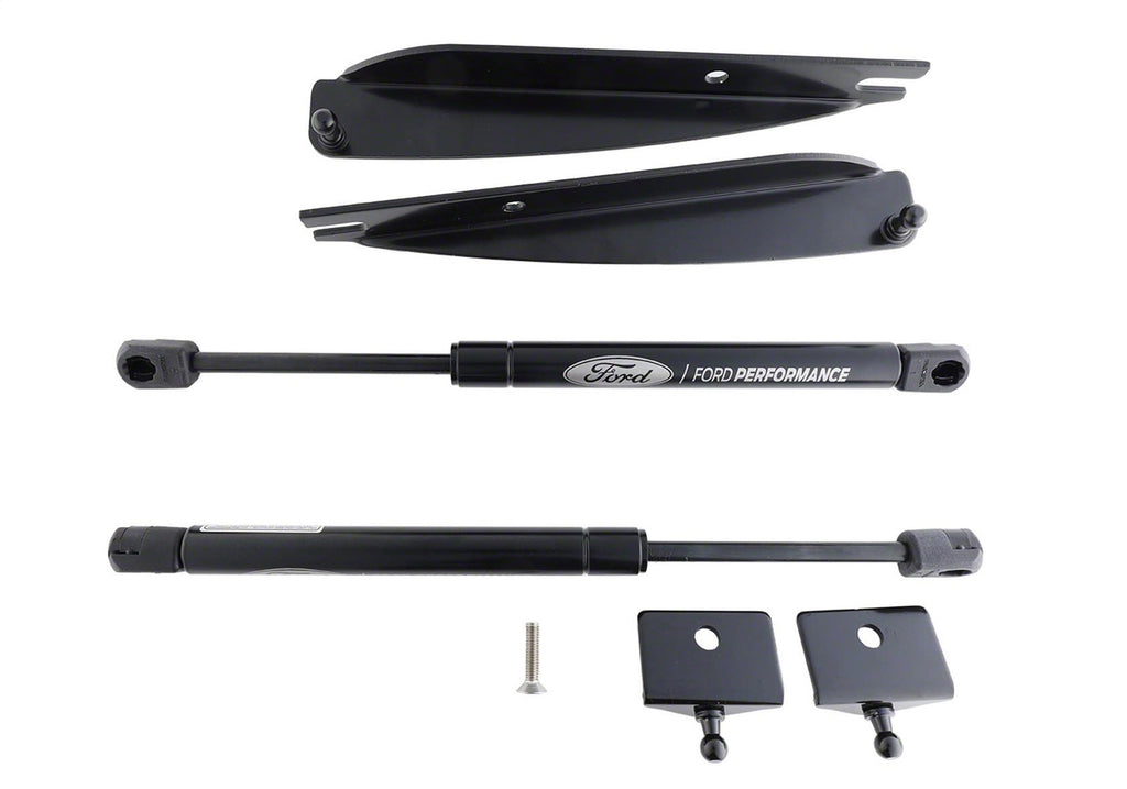Ford Performance Parts M-16826-M 2005-2014 Mustang Hood Lift Kit With Laser Engraved Ford Performance Logo for Select Ford Mustang