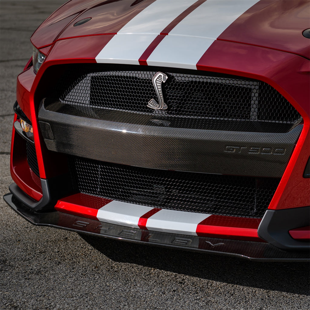 Ford Performance Parts M-17750-MCF 2020-2022 GT500 Carbon Fiber Bumper Insert for Select Ford Mustang