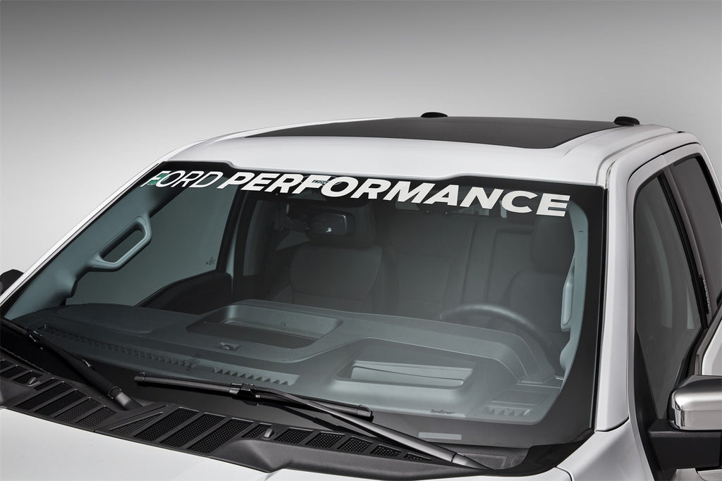 Ford Performance Parts M-1820-F15A F-Series "Ford Performance" Windshield Banner for Select Ford F-150, Ford F-250 Super Duty, Ford F-350 Super Duty