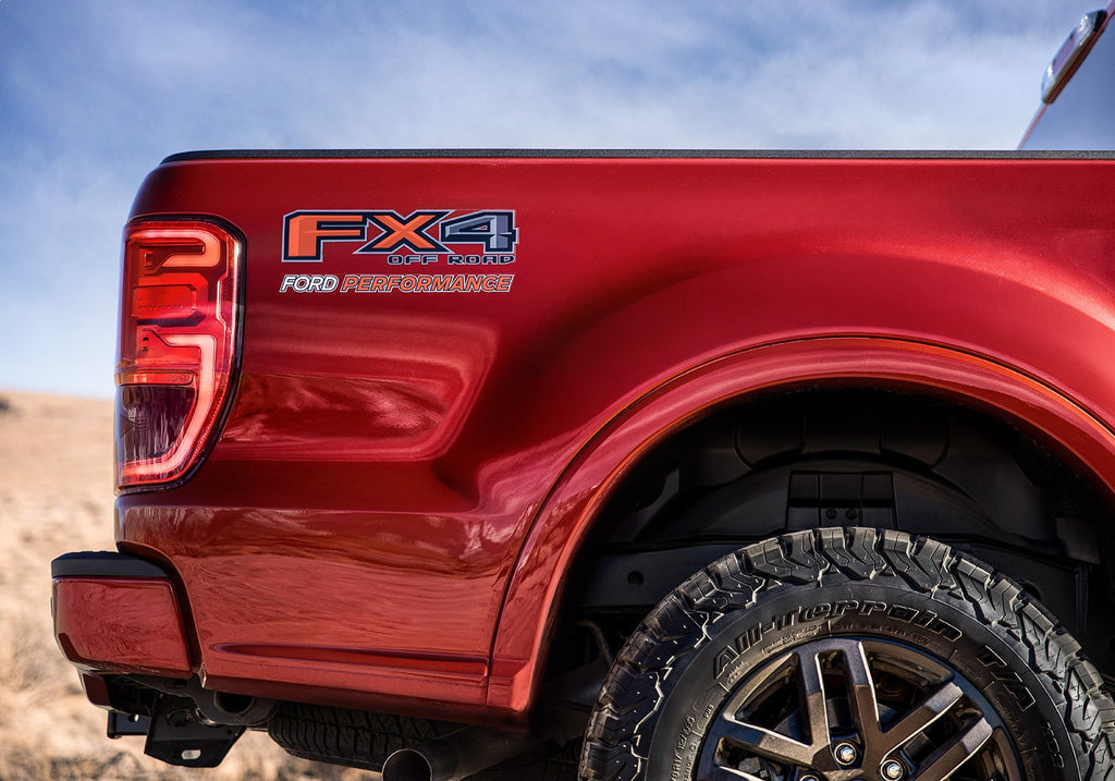 Ford Performance Parts M-1820-FPBED Ford Performance Decal Set for Select Ford F-150, Ford F-250 Super Duty, Ford F-350 Super Duty, Ford F-450 Super Duty, Ford Maverick, Ford Ranger