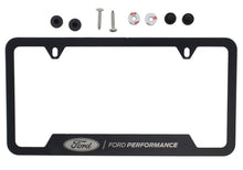 Load image into Gallery viewer, Ford Performance Parts M-1828-SS304BK Ford Performance License Plate Frame-Black Stainless Steel