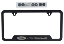 Load image into Gallery viewer, Ford Performance Parts M-1828-SS304BK Ford Performance License Plate Frame-Black Stainless Steel