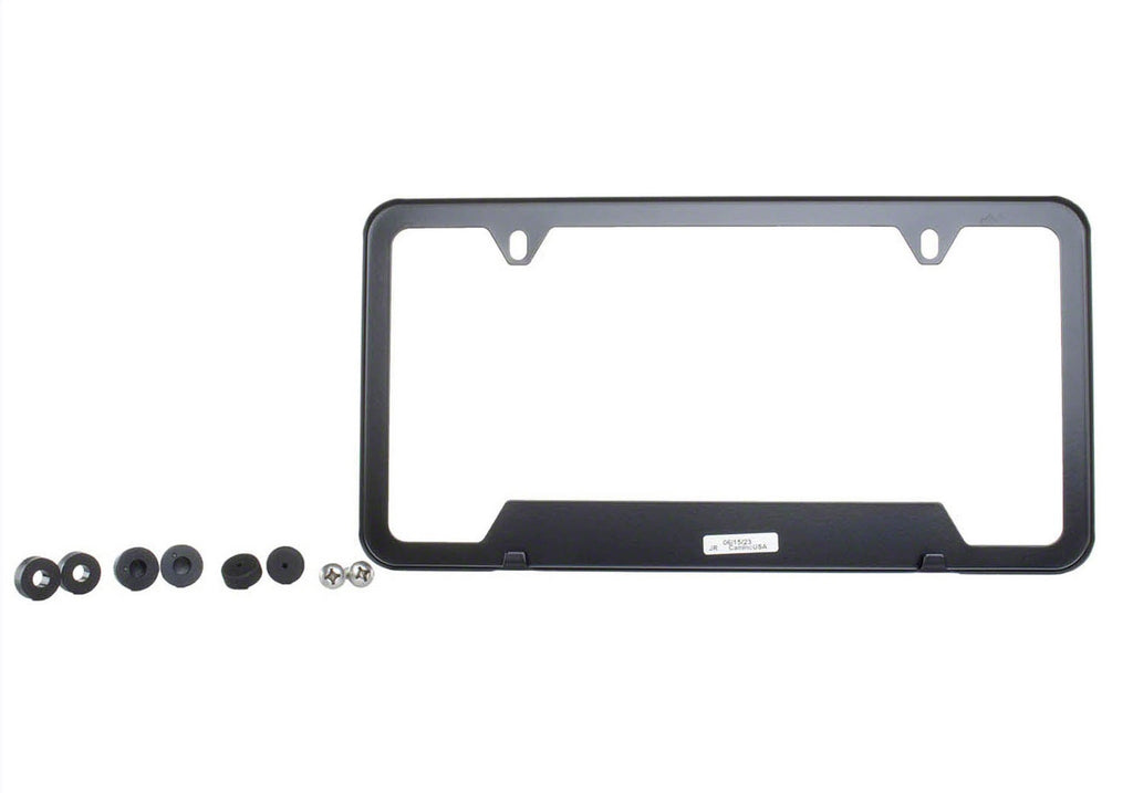 Ford Performance Parts M-1828-SS304BK Ford Performance License Plate Frame-Black Stainless Steel