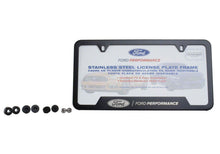Load image into Gallery viewer, Ford Performance Parts M-1828-SS304BK Ford Performance License Plate Frame-Black Stainless Steel
