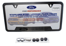 Load image into Gallery viewer, Ford Performance Parts M-1828-SS304C Ford Performance License Plate Frame-Brushed Stainless Steel