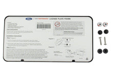 Load image into Gallery viewer, Ford Performance Parts M-1828-SSB Ford Performance Slim License Plate Frame-Black Stainless Steel