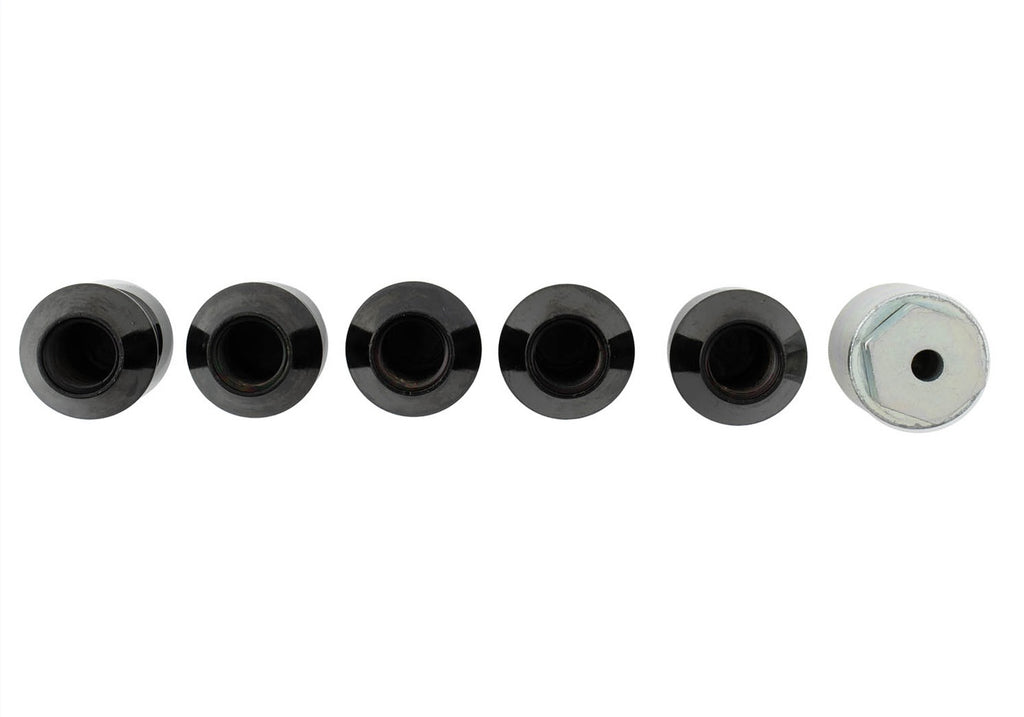 Ford Performance Parts M-1A043-A5 M14 X 1.5 Black Security Lug Nut Kit of 5 for Select Ford Bronco