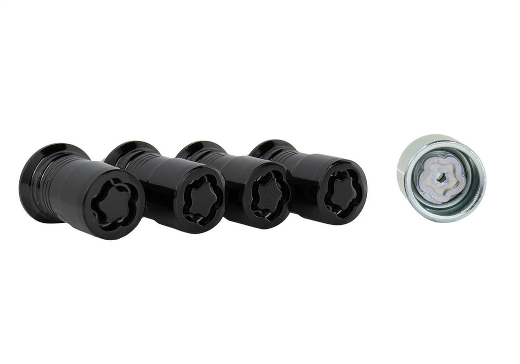 Ford Performance Parts M-1A043-A M14 X 1.5 Black Security Lug Nut Kit of 4 for Select Ford Edge, Ford Expedition, Ford Explorer, Ford F-150, Ford Fusion, Ford GT, Ford Maverick, Ford Mustang, Ford Mustang Mach-E, Lincoln Aviator, Lincoln MKX, Lincoln
