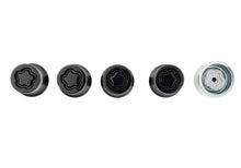 Load image into Gallery viewer, Ford Performance Parts M-1A043-A M14 X 1.5 Black Security Lug Nut Kit of 4 for Select Ford Edge, Ford Expedition, Ford Explorer, Ford F-150, Ford Fusion, Ford GT, Ford Maverick, Ford Mustang, Ford Mustang Mach-E, Lincoln Aviator, Lincoln MKX, Lincoln