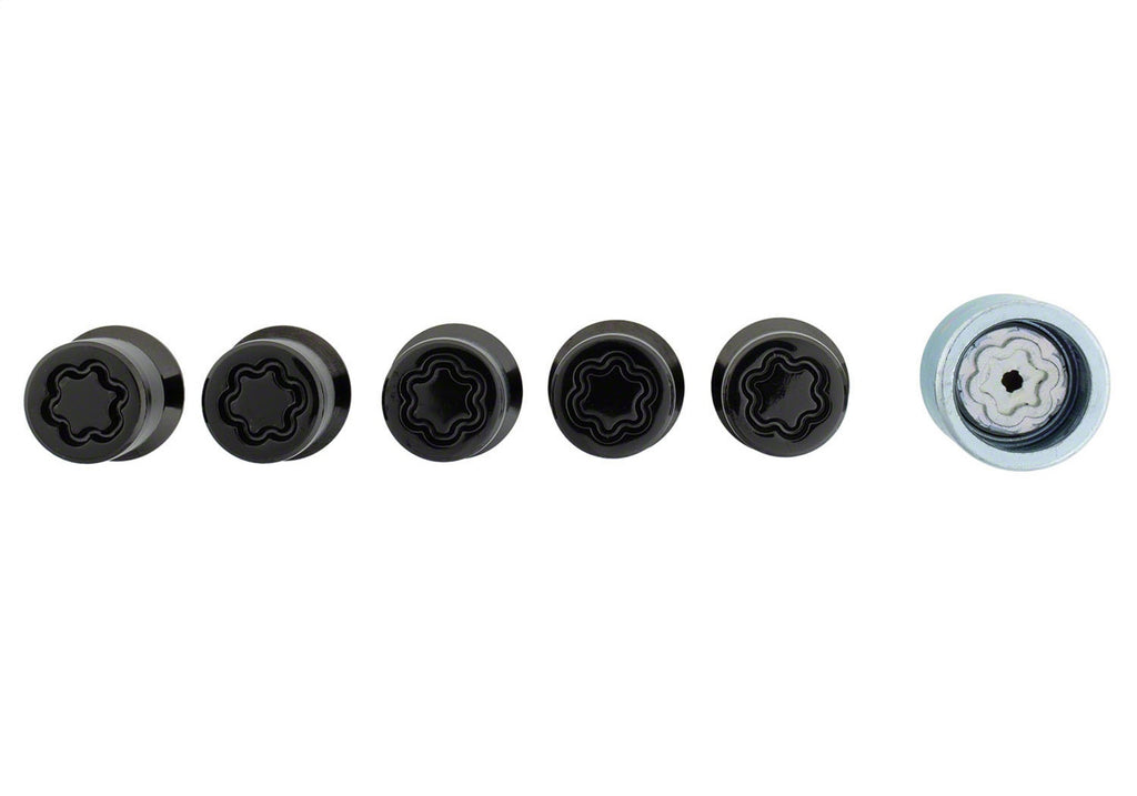 Ford Performance Parts M-1A043-B5 M12X1.5 Black Security Lug Nut Kit of 5 for Select Ford Bronco