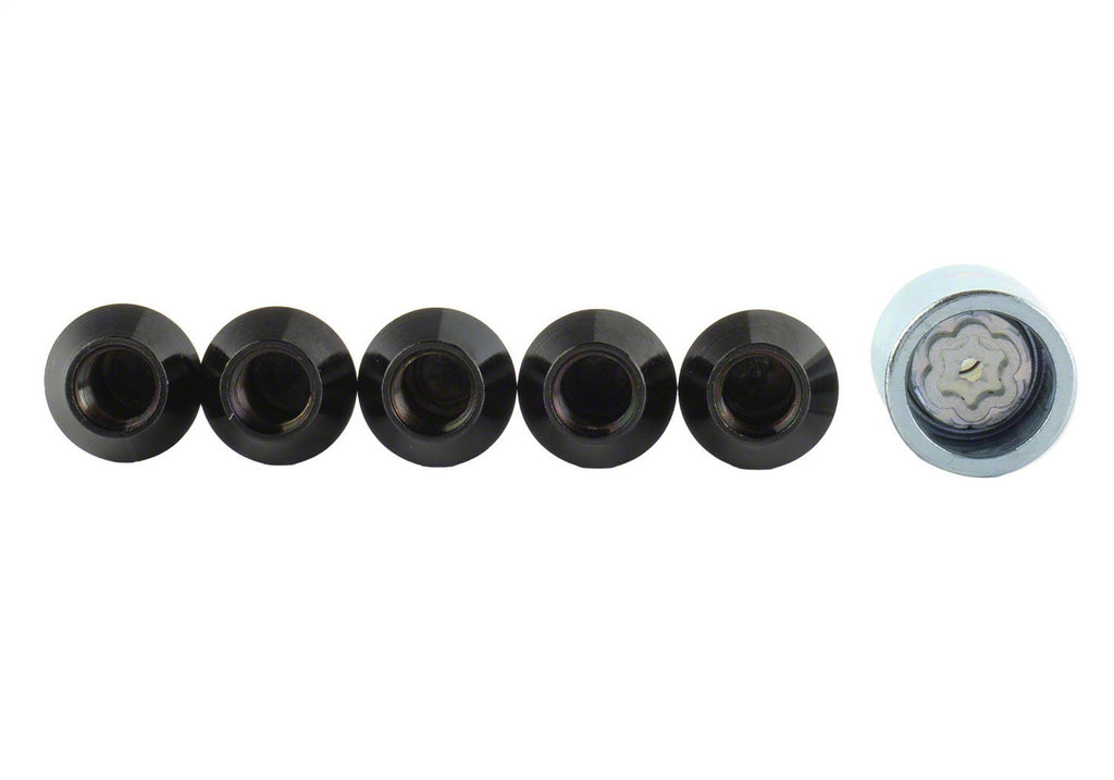 Ford Performance Parts M-1A043-B5 M12X1.5 Black Security Lug Nut Kit of 5 for Select Ford Bronco