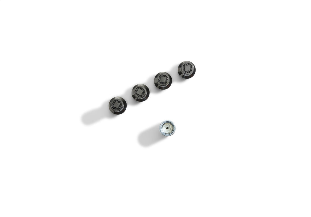 Ford Performance Parts M-1A043-C M14 X 1.5 Black Security Lug Nut Kit Of 4 for Select Ford F-250 Super Duty, Ford F-350 Super Duty