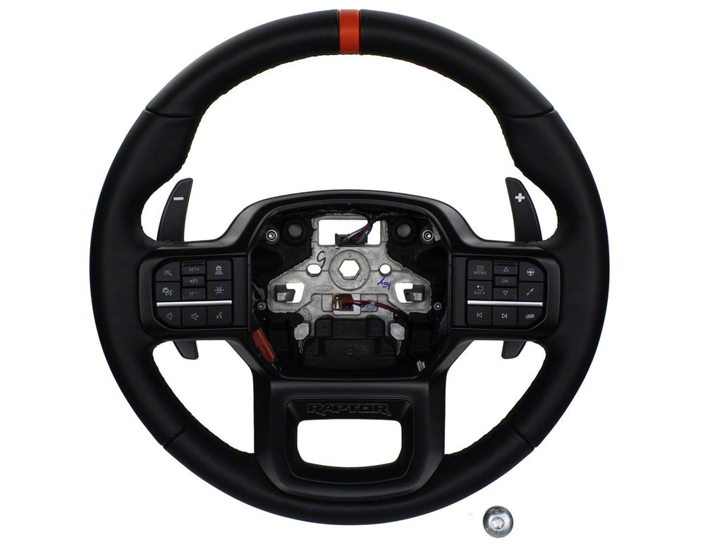 Ford Performance Parts M-3600-F15B 2021-2024 F-150 Raptor Steering Wheel Kit-Black for Select Ford F-150