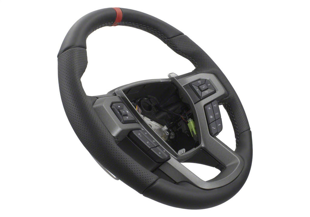 Ford Performance Parts M-3600-F15RRD 2015-2018 F-150 Raptor Performance Steering Wheel Kit-Red Sightline for Select Ford F-150