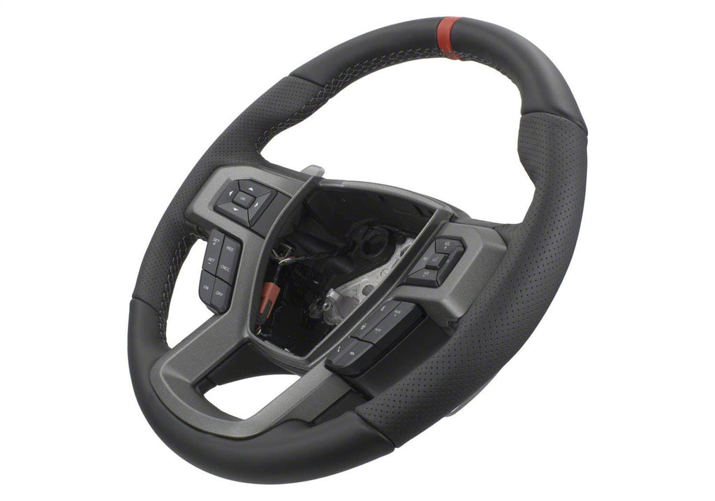 Ford Performance Parts M-3600-F15RRD 2015-2018 F-150 Raptor Performance Steering Wheel Kit-Red Sightline for Select Ford F-150