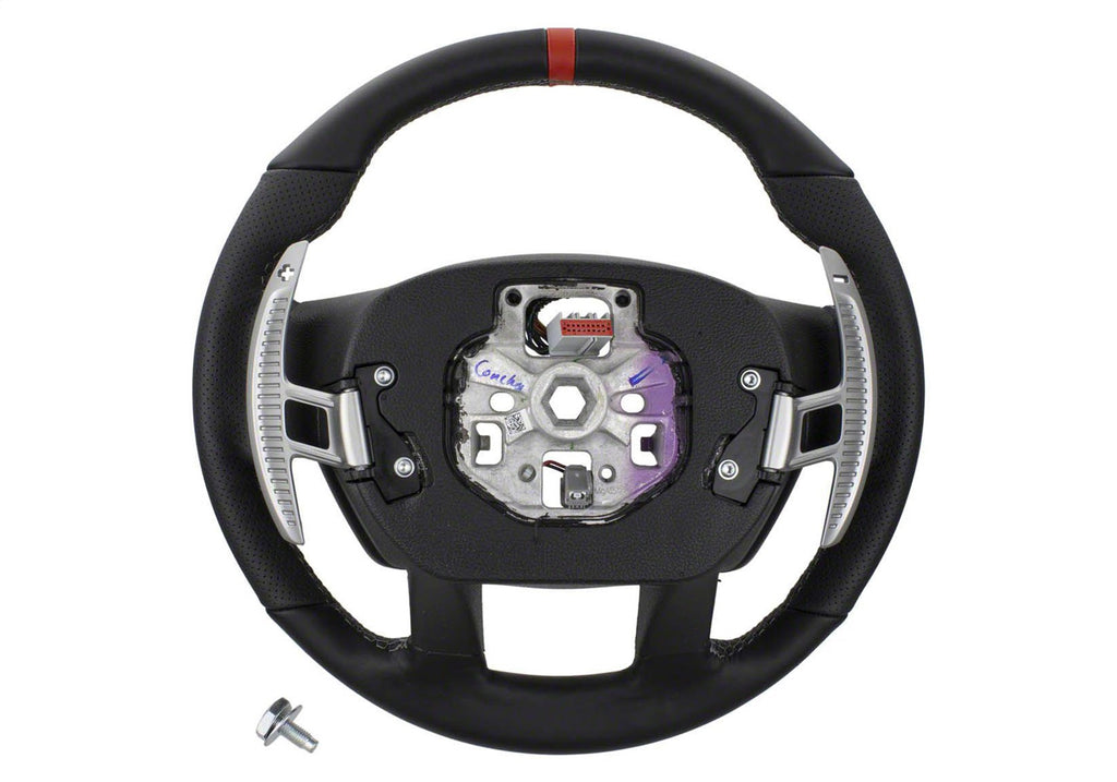 Ford Performance Parts M-3600-F15RRD 2015-2018 F-150 Raptor Performance Steering Wheel Kit-Red Sightline for Select Ford F-150