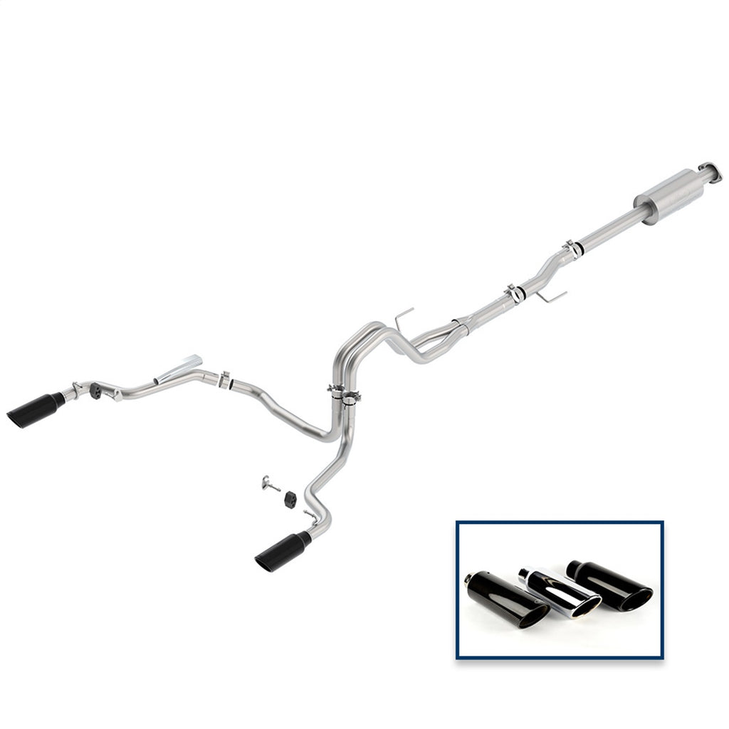 Ford Performance Parts M-5200-F1550DEBA Extreme Cat-Back Exhaust System for Select Ford F-150