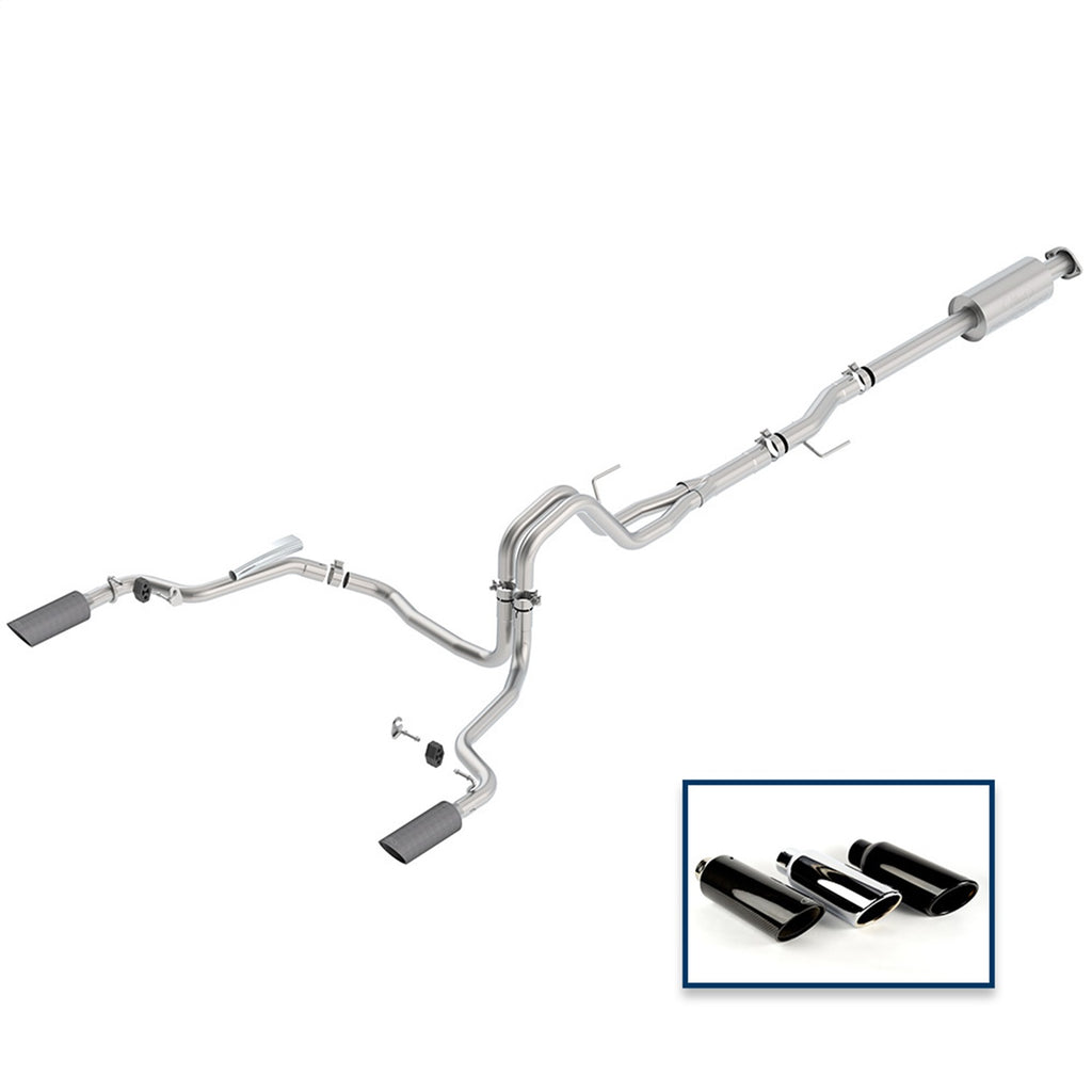 Ford Performance Parts M-5200-F1550DEFA Extreme Cat-Back Exhaust System for Select Ford F-150