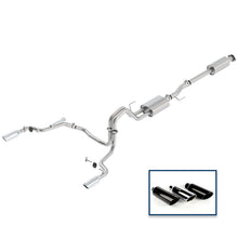 Load image into Gallery viewer, Ford Performance Parts M-5200-F1550DSCA 2015-2020 F-150 2.7L, 3.5L &amp; 5.0L Sport Exhaust System-Rear Exit, Chrome Tips for Select Ford F-150