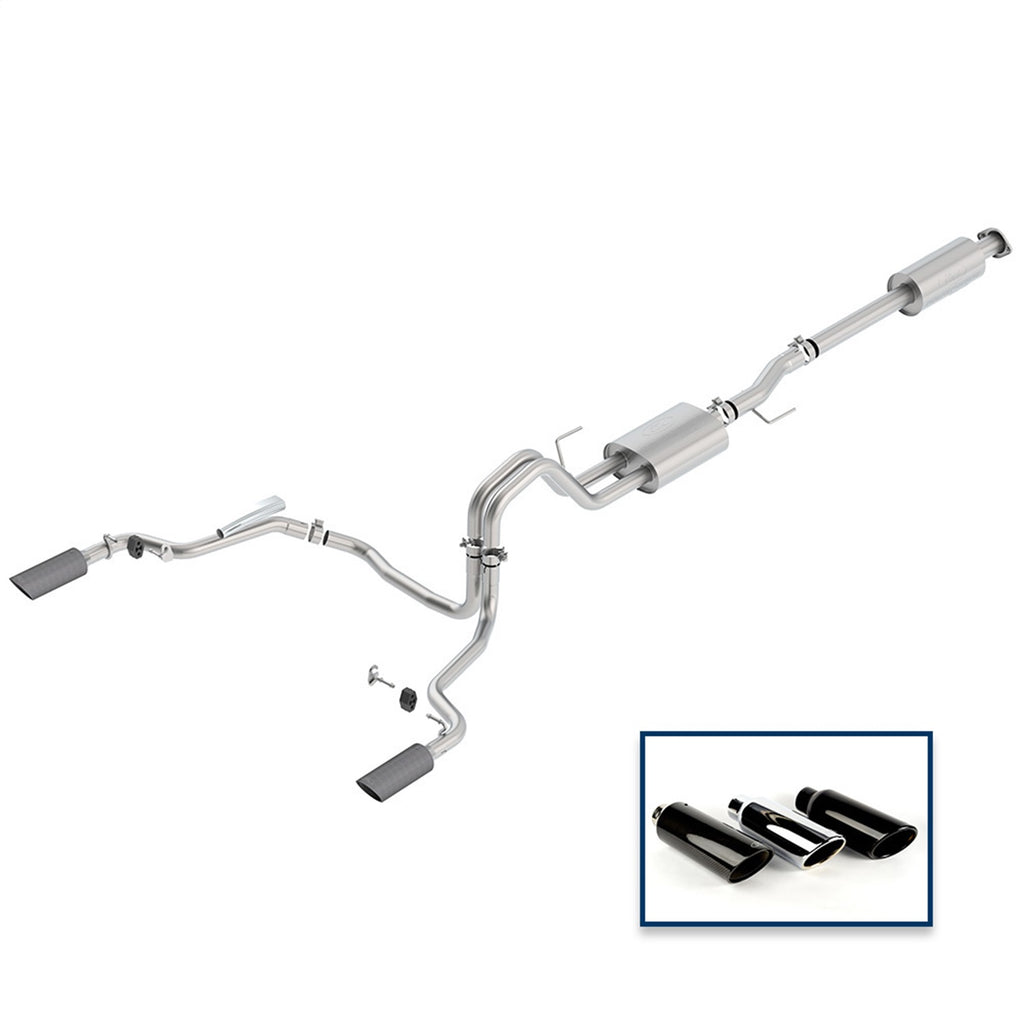 Ford Performance Parts M-5200-F1550DSFA Sport Cat-Back Exhaust System for Select Ford F-150