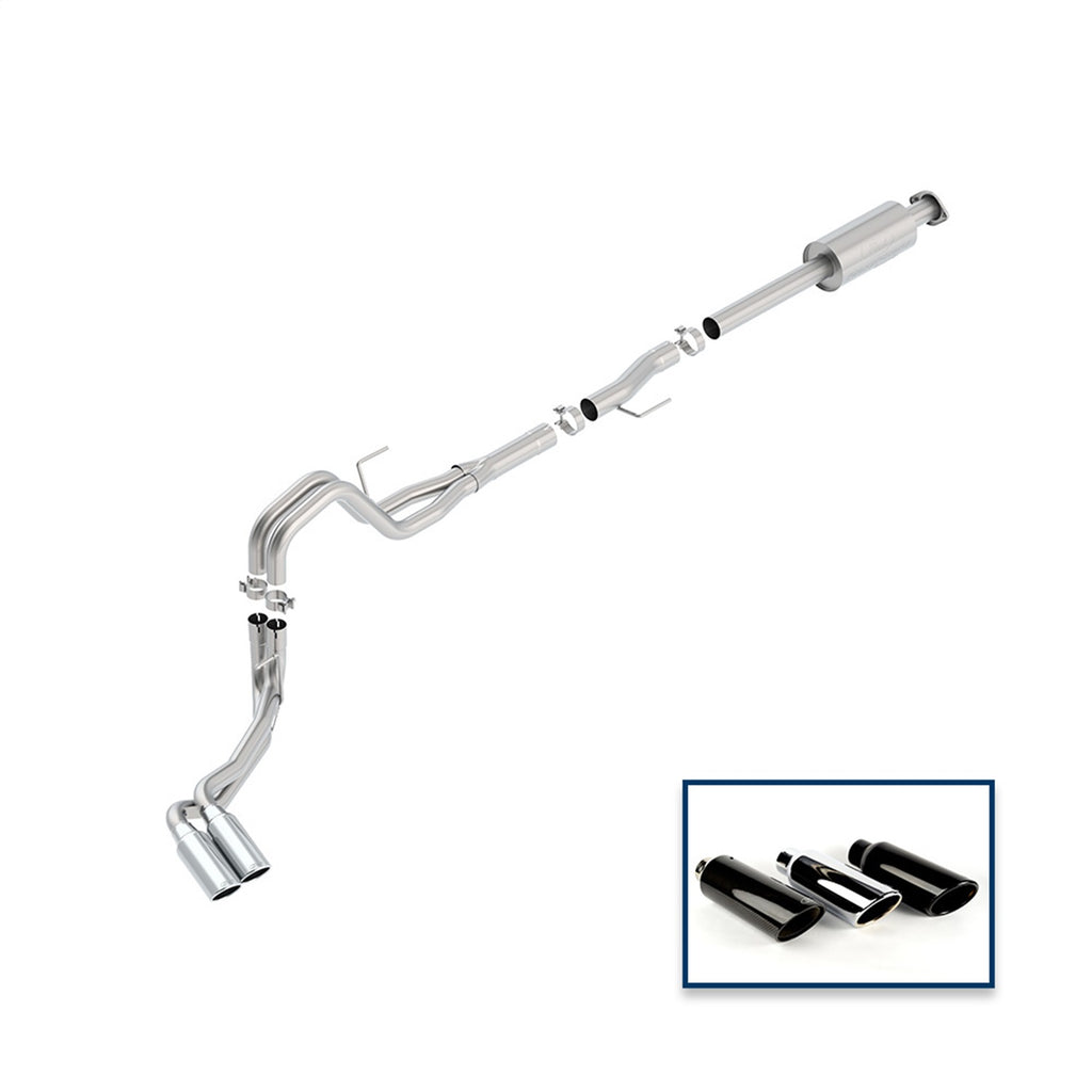 Ford Performance Parts M-5200-F1550RECA Extreme Cat-Back Exhaust System for Select Ford F-150