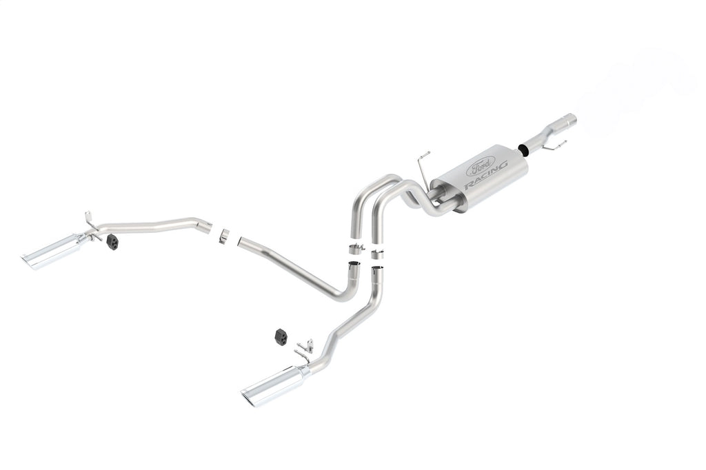Ford Performance Parts M-5200-F1550145L 2011-2014 F-150 5.0L Coyote Cat-Back Rear Exit Sport Exhaust System-145" WB for Select Ford F-150