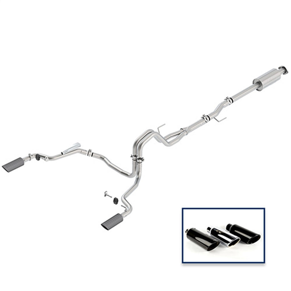 Ford Performance Parts M-5200-F1550DEFA Extreme Cat-Back Exhaust System for Select Ford F-150
