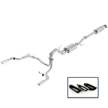 Load image into Gallery viewer, Ford Performance Parts M-5200-F1550DSCA 2015-2020 F-150 2.7L, 3.5L &amp; 5.0L Sport Exhaust System-Rear Exit, Chrome Tips for Select Ford F-150