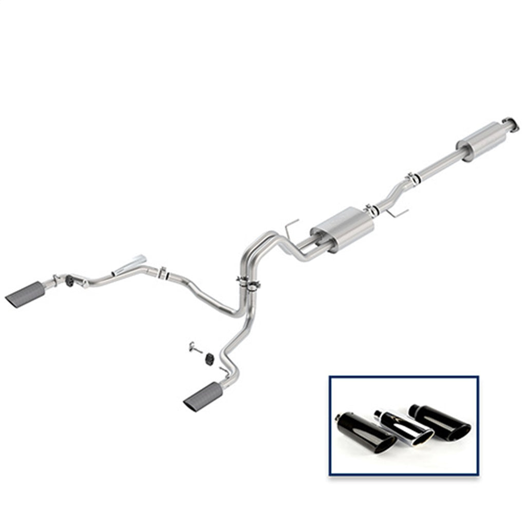 Ford Performance Parts M-5200-F1550DSFA Sport Cat-Back Exhaust System for Select Ford F-150