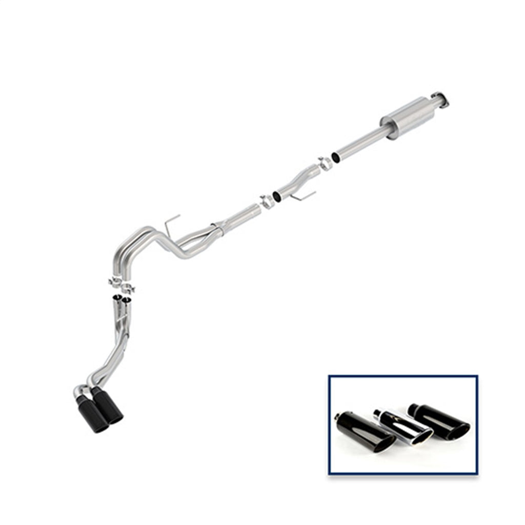 Ford Performance Parts M-5200-F1550REBA Extreme Cat-Back Exhaust System for Select Ford F-150