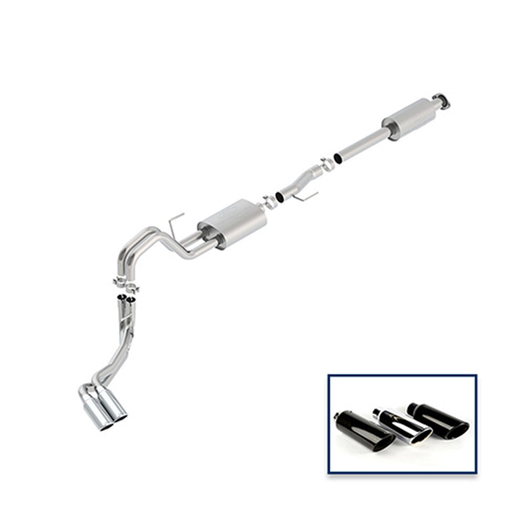 Ford Performance Parts M-5200-F1550RTCA Touring Cat-Back Exhaust System for Select Ford F-150